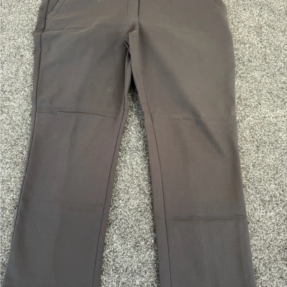 LOFT Women's Dark Brown Straight Leg‎ Trousers